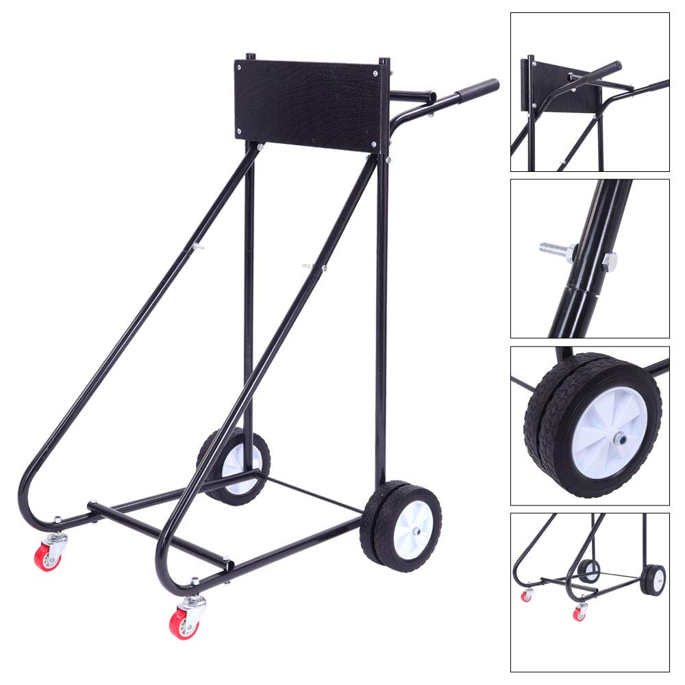 TUFFIOM 315lbs Boat Motor Stand Engine Carrier Dolly Cart With